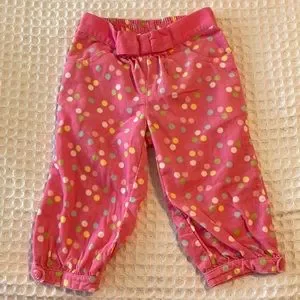 Gymboree | Bottoms | Gymboree Girls Pink With Multi Colored Polka Dots ...